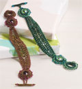 Elegant Endings Jewelry making, beading, beads, beaded bracelets, beaded necklace, seed beads, beadwork, beading patterns, bead patterns, Herringbone, how to make jewelry, bead embroidery, beading projects, peyote stitch, beaded jewelry designs.