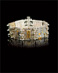 Accented Metal Clay Bracelet