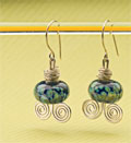 Turtle Bay Earrings Jewelry making, chain maille, wire jewelry making, wire wrapping, wire jewelry, silver wire, wire wrap, wire wrapped jewelry, wire jewelry designs, how to make wire jewelry, step by step wire jewelry, making wire jewelry, wire wrapping jewelry.