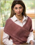 Easy Tunisian Crochet Pattern: Red Rocks Wrap Easy Tunisian Crochet Pattern: Red Rocks Wrap