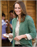Belcarra Cardigan cardigan, shrug, worked in one piece, ribbed edging, joing as you go, sweater, crochet, pattern