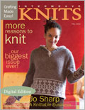Interweave Knits, Fall 2004: Digital Edition   Interweave Knits, knitting patterns, grafting, sheep festivals, cardigan, jacket, pullover, vest