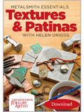 Metalsmith Essentials: Textures and Patinas (Video Download)
