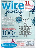 Step by Step Wire Jewelry, December 2010/January 2011: Digital Edition  Jewelry making, chain maille, wire jewelry making, wire wrapping, wire jewelry, silver wire, wire wrap, wire wrapped jewelry, wire jewelry designs, how to make wire jewelry, step by step wire jewelry, making wire jewelry, wire wrapping jewelry.