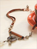 Smoke and Cognac Jewelry making, beading, beaded, beaded bracelets, beaded necklace, jewelry making, how to make bracelets, how to bead, beads, making jewelry, Stringing, beading projects, custom made jewelry, beaded jewelry designs.
