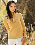 Papeline Pullover welted cowl, centered decreases, waist dart, pullover, sweater, cowl, knit, pattern