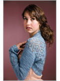 Camellia Shrug knit, shrug, pashmina, cashmere, ruffles