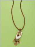 St. Tropez Pendant Jewelry making, chain maille, wire jewelry making, wire wrapping, wire jewelry, silver wire, wire wrap, wire wrapped jewelry, wire jewelry designs, how to make wire jewelry, step by step wire jewelry, making wire jewelry, wire wrapping jewelry. 