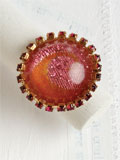 Resin and Rhinestone Ring