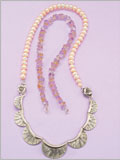 Amertrine or Pearls and Silver