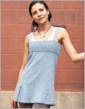 Camp Smock knit, pattern, knitting pattern, lace knitting, tunic, tank, dress, lightweight