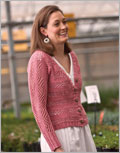 Adriatic Cardigan knit, cardigan, jacket, pullover, button-down, knitting pattern, lace work, Kitchener stitch