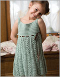 Early Girl Dress dress, tunic, crochet pattern, crochet for children, Interweave Crochet