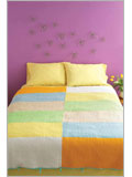 Color Block Quilted Duvet
