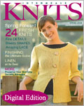 Interweave Knits Spring 2008: Digital Edition Interweave Knits, linen yarns, Ellen Green Stuart, hat knitting, Ravelry, finishing guide, skirts, tops, cardigans, knitting patterns