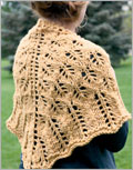 Pembroke Wrap Lace, Interweave Knits, #6 – Super Bulky, Shetland, chunky, Interweave Knits Fall 2011, triangle shawl, Andrea Rangel 