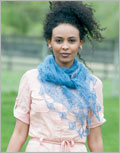 Wheeled Lace Shawl Lace, Intermediate, Kristin Omdahl, Interweave Knits, Shawl, Lace edging, Laceweight, Shaping, Interweave Knits Fall 2011, #0 – Lace, triangle 