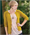 Lodi Cardigan Knitscene, Easy, #4 - Medium, Raglan, Backward-Loop Cast-On, Cardigan, Jacket, Top-down, garter stitch, Tanis Gray, knitscene summer 2011