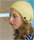 Champlain Cap Knitscene, Easy, Cecily Glowik Macdonald, Beret, Backward-Loop Cast-On, Short-rows, Hat, garter stitch, #4 – Medium, Cap, knitscene summer 2011 