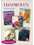 2003 Handwoven Collection (Download)