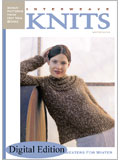 Interweave Knits, Winter 2002: Digital Edition Interweave Knits, Lidia Karabinech, angora yarns, knit projects, hats, scarves, shawls, sweaters, knitting patterns,