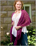 French Quarter Shawl knit pattern, shawl, wrap, shrug, delicate knits