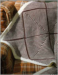 Wattle and Daub Afghan knit, knitting patterns, blanket, afghan, garter stitch