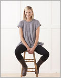 Pleated Pullover knit, pattern, knitted top, shirt, box pleat, knit.wear