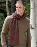 Men's knit scarf pattern: Lyle Muffler Men's knit scarf pattern: Lyle Muffler