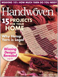 Handwoven, May/June 2008