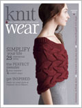 knit.wear, Premiere 2011 contemporary knitting patterns, easy-to-knit patterns, special issue, interweave knits, Eunny Jang, stylish knitting patterns, knitting patterns, knitting, perfect sweater, modern knits, knitting details, sculptural knitting, knitted ruffles, knitted pleats, knitting drape