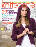 KnitScene, Fall 2010 knitscene, knitting, knitting patterns, sweater patterns, colorwork, sock patterns, interweave knits, ribbing, easy knitting patterns, lace knitting