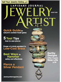 Lapidary Journal Jewelry Artist, August 2009 stone setting, jewelry making tools, jewelry making projects, jewelry etching techniques, metal clay projects, earring project, cabochon cutting, fused wire