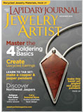 Lapidary Journal Jewelry Artist, December 2009 stone setting, jewelry making tools, jewelry making projects, jewelry etching techniques, metal clay projects, earring project, cabochon cutting, fused wire