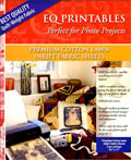 EQ Printables Premium Cotton Lawn Inkjet Fabric Sheets