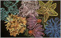 Garden Flowers Rubbing Plates - QM0164