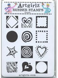 Shapes Rubber Stamp