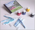 Tsukineko All Purpose Ink Mini Workstation - Back to Basics