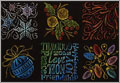 Happy Holiday Rubbing Plates