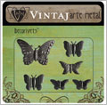 Vintaj&reg; Butterfly Arte Metal Decorivets metal, art with metal, butterfly, decorivet