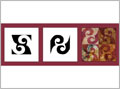 DesignMagic&trade; Scroll Stencil Paintstik, paintstick, stencil, shelly stokes, fabrics, shiva