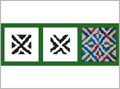DesignMagic&trade; Wavy Squares Stencil Paintstik, paintstick, stencil, shelly stokes, fabrics, shiva