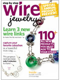 Step by Step Wire Jewelry, December 2011/January 2012 wire jewelry, make wire jewelry, wire, wire wrapping, wire jewelry making.