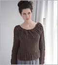 Seed & Lace Pullover tahki stacy charles, patterns, knitting patterns, knitted bag instructions, knitting instructions, knitting patterns