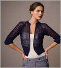 Openwork Cardigan tahki stacy charles, teva durham, knitted jacket, knit patterns, knitting patterns, how to knit