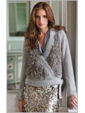 Meryl Surplice Cardigan 