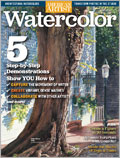 Watercolor, Winter 2011   American Artist, Watercolor, Step-by-Step Demonstration, Movement of Water, the Figure, Architectural Watercolors