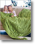 Entrelac Knitting Patterns: River and Woods Afghan Entrelac Knitting Patterns: River and Woods Afghan