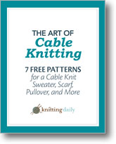 7  Free Patterns for a Cable Knit Sweater, Scarf, Pullover, and More
