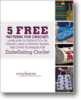 5 Free Patterns for Embellishing Crochet